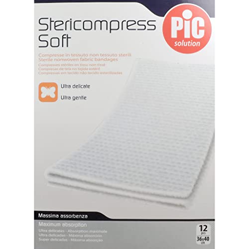 Compresse Sterili Di Garza Stericompress Soft In Tessuto Non Tessuto 36 X 40 Cm - 12 Pezzi