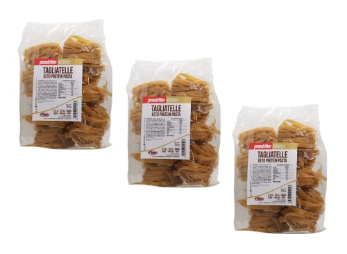 Pronutrition Pasta Keto Proteica Tagliatelle 250G - Pasta Proteica Chetogenica, A Basso Contenuto Di Carboidrati E Ad Alto Tenore Proteico (Box Da 3 P