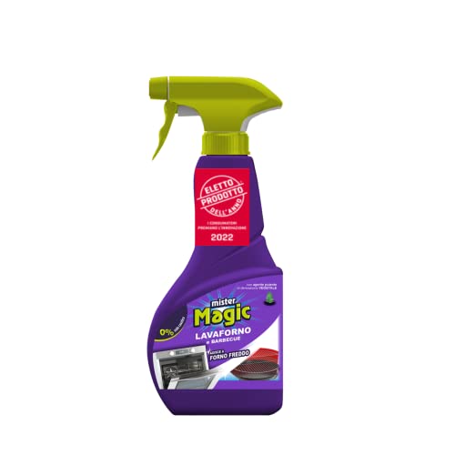 Mister Magic, Lavaforno E Barbecue, Sgrassa E Igienizza, Previene I Cattivi Odori, Con Estratti Naturali Di Agrumi - 500 Ml