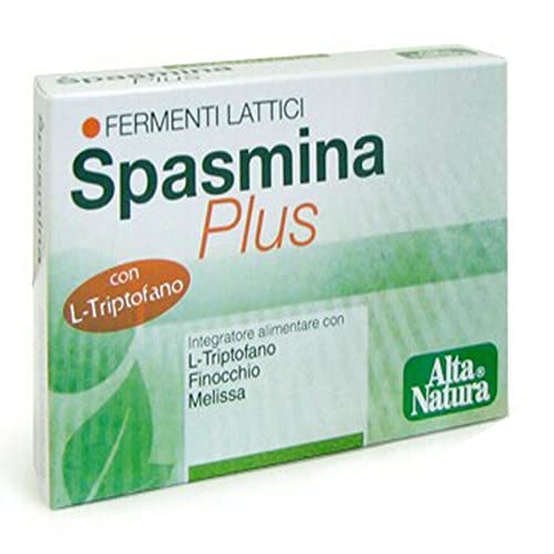 Alta Natura Integratore Alimentare Spasmina Plus, 30 Opercoli