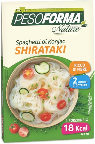 Pesoforma Nature Shirataki, Spaghetti Di Konjac , Solo 12 Calorie X 100Gr, 1 Porzione, 150 Gr