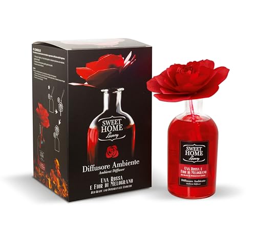 Sweet Home Luxury Profumatore Ambiente Con Fiore Uva Rossa E Melograno 250Ml