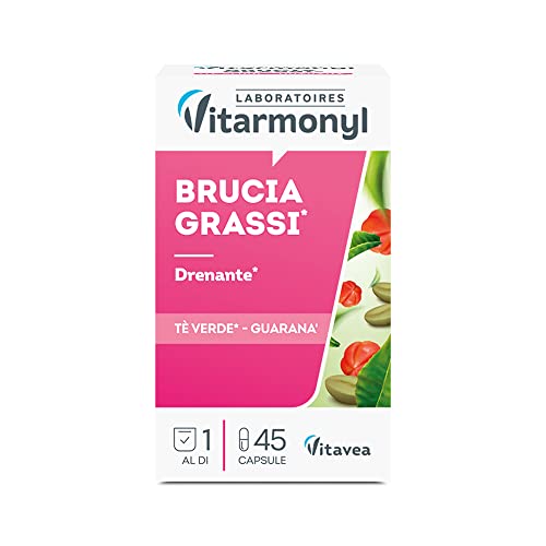 Vitarmonyl - Brucia Grassi - Integratore Alimentare A Base Di Tè Verde E Guaranà Per Il Controllo Del Peso - Formula Con Doppia Concentrazione - Confe