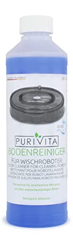 Purivita - Detergente Per Robot Lavapavimenti E Aspirapolvere, 500 Ml