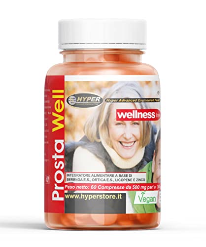 Hyper Hyp0001031 Prosta Well Integratore Prostata Con Serenoa Ortica Licopene 60 Cpr 30 Gr