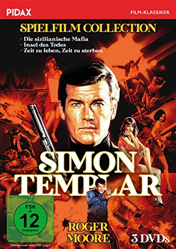 Simon Templar Spielfilm Collection / Drei Spannende Abenteuer In Spielfilmlänge (Pidax Film-Klassiker) [3 Dvds]