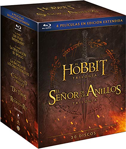 El Hobbit Trilogía - El Señor De Los Anillos Trilogía [30 Discos]