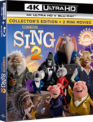 Sing 2 (4K Ultra-Hd + Blu-Ray) (2 Blu Ray)
