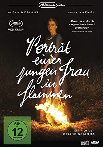 Porträt Einer Jungen Frau In Flammen