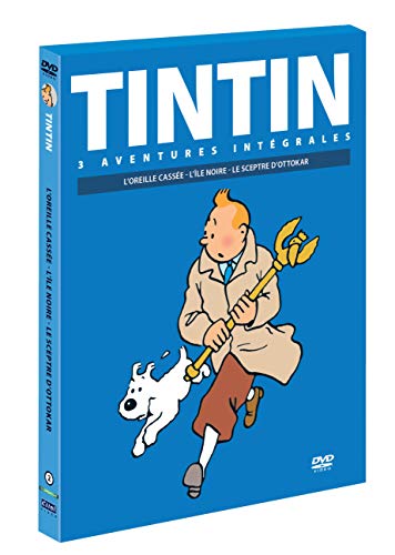 Tintin/L Ile Noire/L Oreille Cassee/Le Sceptre D Ottokar [Edizione: Francia] La Copertura Può Variare