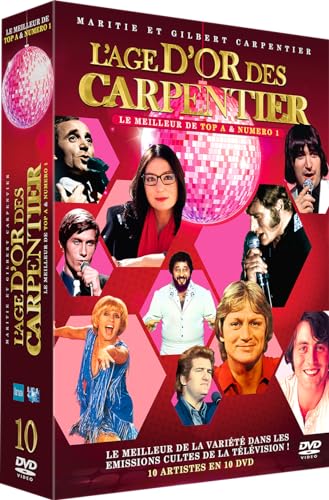 L'Age D'Or Des Carpentiers - Le Meilleur De La Variété Dans Les Émissions Cultes De La Télévision - 10 Artistes - 10 Dvd