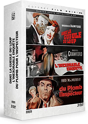 Coffret Films Noirs N°5 : Dans La Gueule Du Loup + L'Inéxorable Enquête + Du Plomb Pour L'Inspecteur