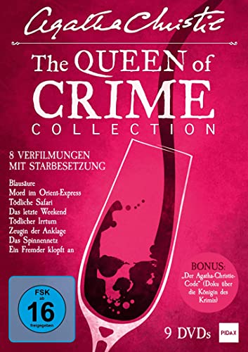 Agatha Christie - The Queen Of Agatha Christie - Acht Spannende Verfilmungen Mit Starbesetzung + Bonus-Doku Über Die Königin Des Krimis