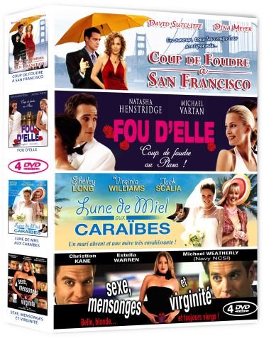 Coup De Foudre À Sans Francisco / Fou D'Elle / Lune De Miel Aux Caraïbes / Sexe, Mensonges Et Virginité 4Dvd