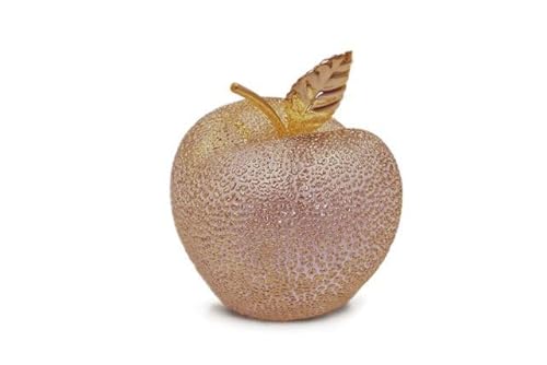 Regal Decorazione Arredo Casa Oggettistica Mela Oro Media 12,5 Cm