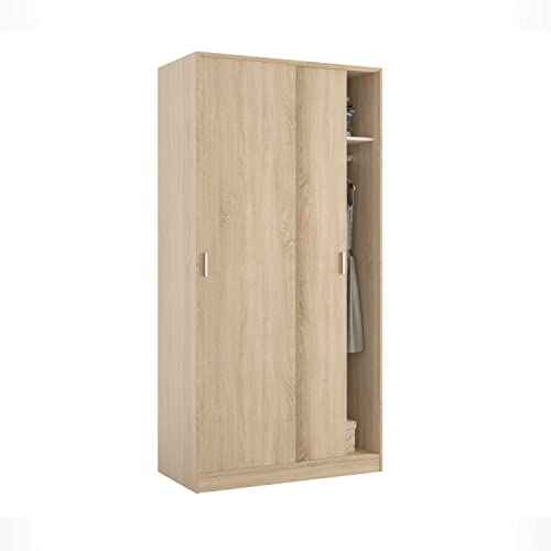 13Casa Jenny S01 Armadio Anta Scorrevole, Melamina, 100 X 50 X 200 Cm