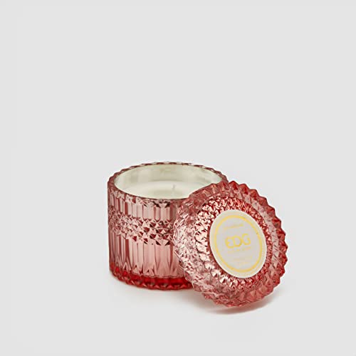 Edg Enzo De Gasperi Candela Profumata Crystal 10,5Cm Rosa Moroccan Rose