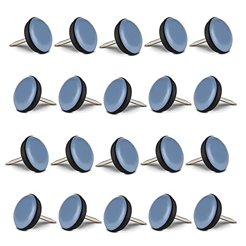 20 Pezzo Teflon Piedini Del Mobile, Ptfe Teflon Cursori Di Mobili, Slider Con Chiodi, Pattini Slittanti Per Spostare Mobili, Per Piastrelle, Pavimenti