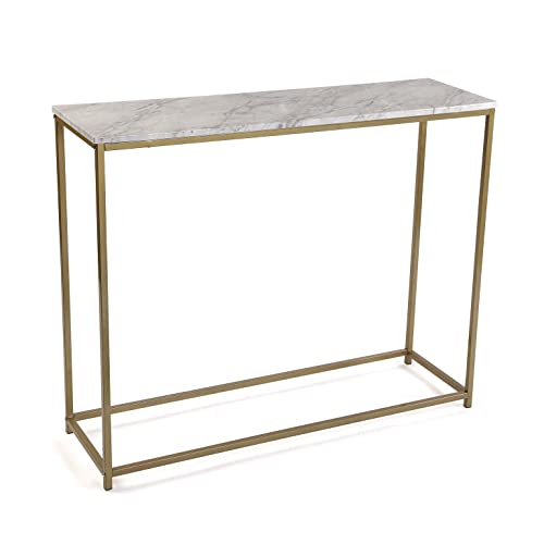 Versa Montpellier Consolle Ingresso, Tavolo Consolle, Tavolino Ingresso, Tavolo Salotto, Mobile Ingresso, Misure (A X L X L) 81 X 30 X 100 Cm, Legno E
