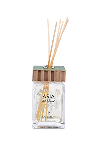 Qc Terme Aria San Pellegrino 500Ml Art Edition, Profumatore Per Ambiente Con Diffusore A Bastoncini, Fragranza Al Mughetto, Menta, Mandorla, Gelsomino