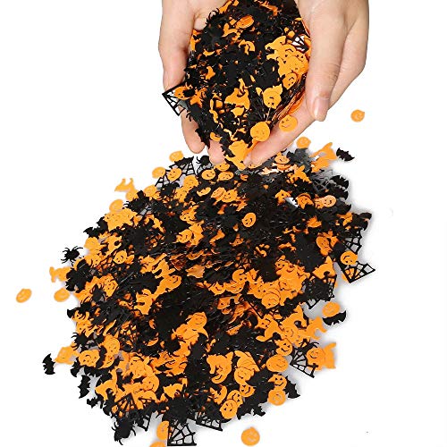 Confetti, Decorazioni Di Halloween Coriandoli Ragnatele Streghe Pipistrelli Zucche Coriandoli Ragni.