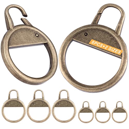Tiralampo Per Cerniera,Cerniera Lampo Linguette In Metallo Per Riparazione Zip Per Scarpe Bagagli Valigie Borsa Giacca (Bronzo)