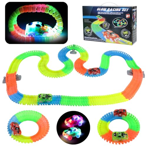 Pista Macchinine Giocattolo Per Bambini Giochi Bambini 3 Anni 2 Led Cars Macchinine Luminosa Creativi Pista Idee Regalo Per Bambino Bambina 3 4 5 6 7