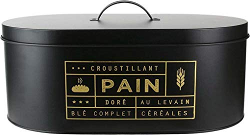 Cook Concept Bidone, Metallo, Oro Nero, 34,50 X 20 X 18,50 Cm
