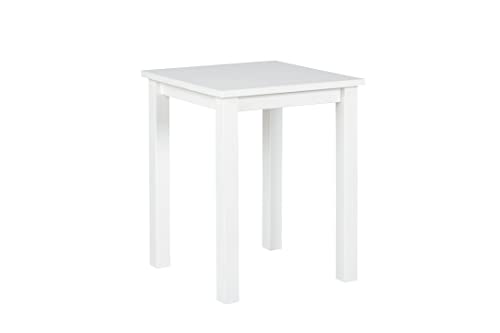 Inter Link Tavolino, Legno, Bianco, 45 X 45 X 55 Cm