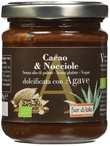 Fior Di Loto Crema Spalmabile Cacao E Nocciole Bio Dolcificata Con Agave, 200G