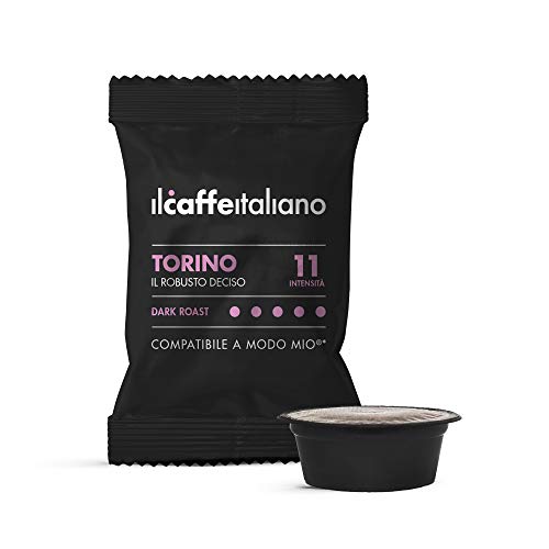 Il Caffè Italiano Capsule Lavazza A Modo Mio Compatibili Torino - 100Pz | Capsule Compatibili A Modo Mio, Aroma Ricco E Intenso | Capsule Compatibili