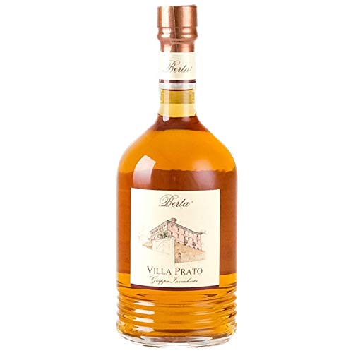 Berta - Grappa"Villa Prato" Elevata In Carati Gialla 1 Lt.