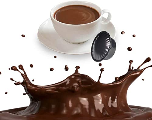 10 Capsule Cioccolata Compatibili Lavazza A Modo Mio - Bevanda Calda Solubile Monodose Al Cioccolato In Cialde Made In Italy Kickkick Per Macchine Da