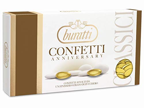 Buratti Confetti Buratti Oroc100 Confetti Mandorla Oro Colorata - 1 Kg
