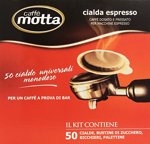Caffè Motta Espresso Cialde Monodose, 50 X 7G, 50 Cialda, 50