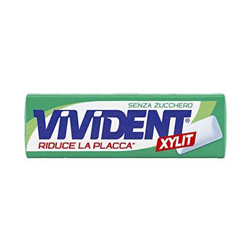 10 Pacchetti Gomme Da Masticare Vivident Xylit Green Mint Con Xilitolo Verde