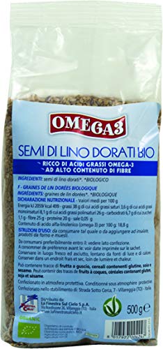 La Finestra Sul Cielo®- Omega3 - Semi Di Lino Dorati Bio 500G
