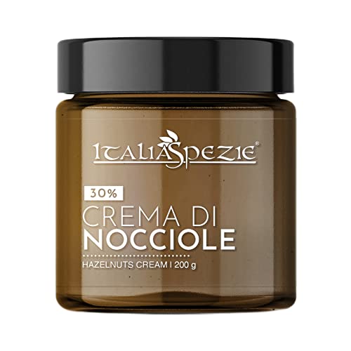 Italia Spezie - Crema Di Nocciole - Crema Spalmabile Alla Nocciola, Senza Olio Di Palma - 200 G