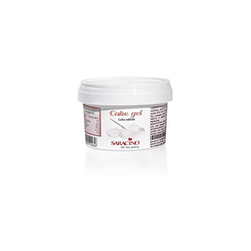 Saracino Cake Gel - Gelatina Colla Alimentare Neutra Per Decorazioni Da 200 G Made In Italy