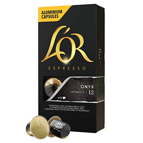 L'Or - Capsule Caffè Espresso Ristretto - Compatibili Con Macchine Nespresso® - 50 Capsule In Alluminio - Intensità 11