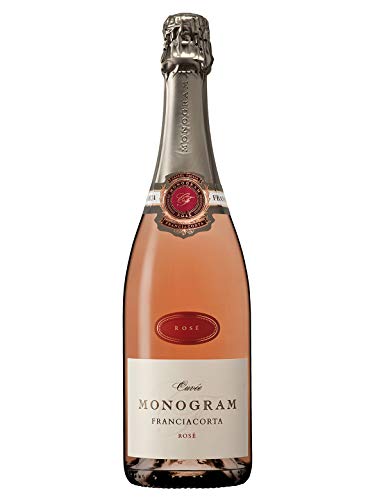 Rosé Franciacorta Docg Brut - Monogram - Vino Rosato Spumante - Bottiglia 750 Ml