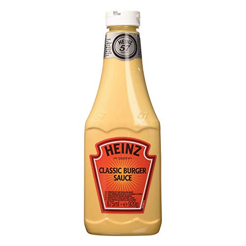 Salsa Heinz Classic Burger Sauce Bottiglia 875Ml Salsa Hamburger Senape Ketchup