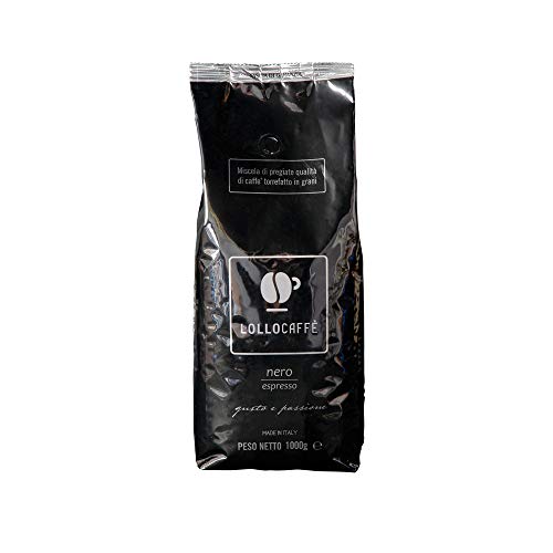 Lollo Caffè - Grani Miscela Nera - 6 Pacchi Da 1Kg