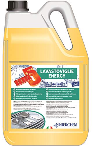 Energy Detersivo Liquido Per Lavastoviglie Professionali - Confezione : 2 Taniche Da Kg.6.