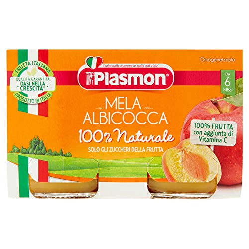 Plasmon Omogeneizzato Mela E Albicocca 2X104G