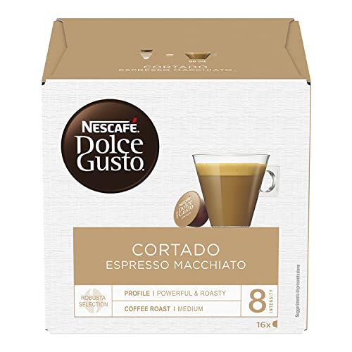 Nescafé Dolce Gusto Cortado Espresso Macchiato Caffè 16 Capsule