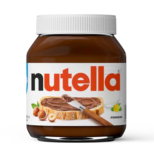Nutella - Crema Spalmabile Alle Nocciole E Cacao, Senza Glutine, Conservanti E Grassi Idrogenati, Ottimale A Colazione, Vasetto Da 600 Gr
