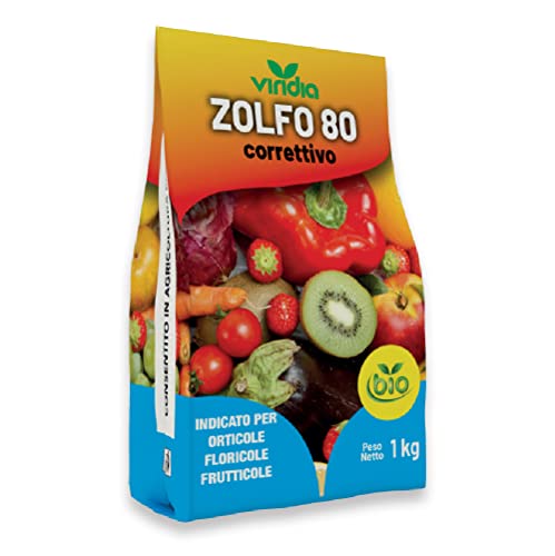 1 Kg 80% Zolfo Concime Organico Azotato Agricolo Agricoltura Biologica Serra Giardinaggio Orto Vitecura Dell’Orto, Delle Piante Da Frutto E Ornamental