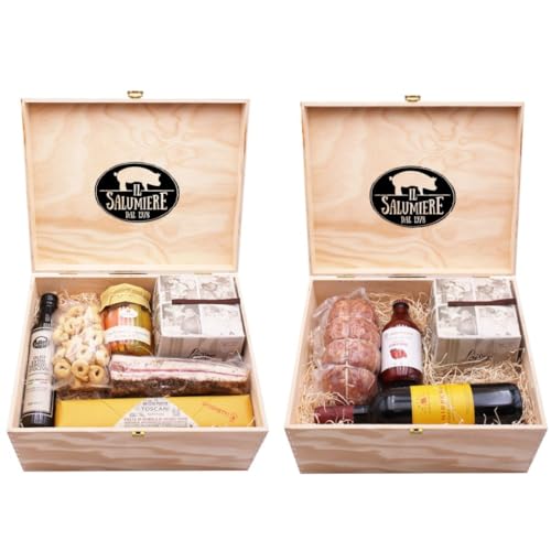 Cesto Natalizio Pacco Regalo 2023 "Velino" - Natale 2023 - Norcineria Umbra - Prodotti Artigianale - Strenna - Idea Confezione Regalo - Il Salumiere 1