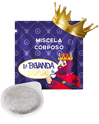 La Bevanda Del Re - 150 Caffe Cialde Ese 44Mm, Caffè Cialde Miscela Corposa, Compatibili Con Macchina Caffe Cialde Caffe 44, Espresso Reale Napoletano